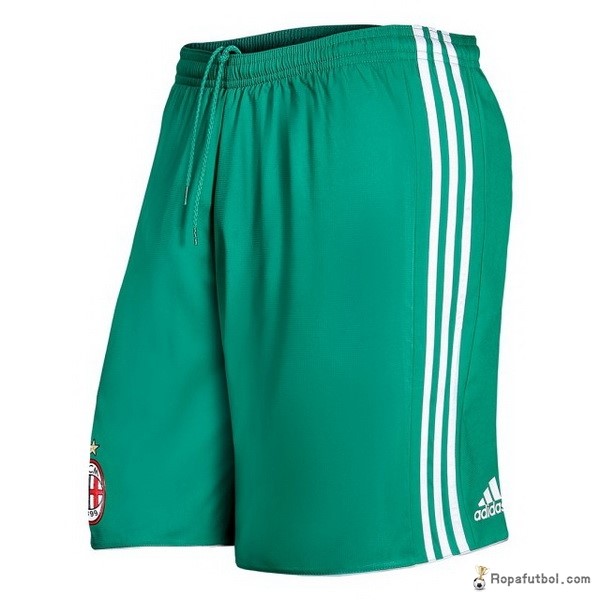 Pantalones AC Milan Replica Primera Ropa Portero 2017/18 Verde